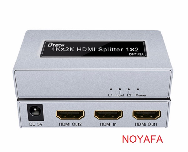 Bộ chia HDMI 1 ra 2 Dtech cao cấp